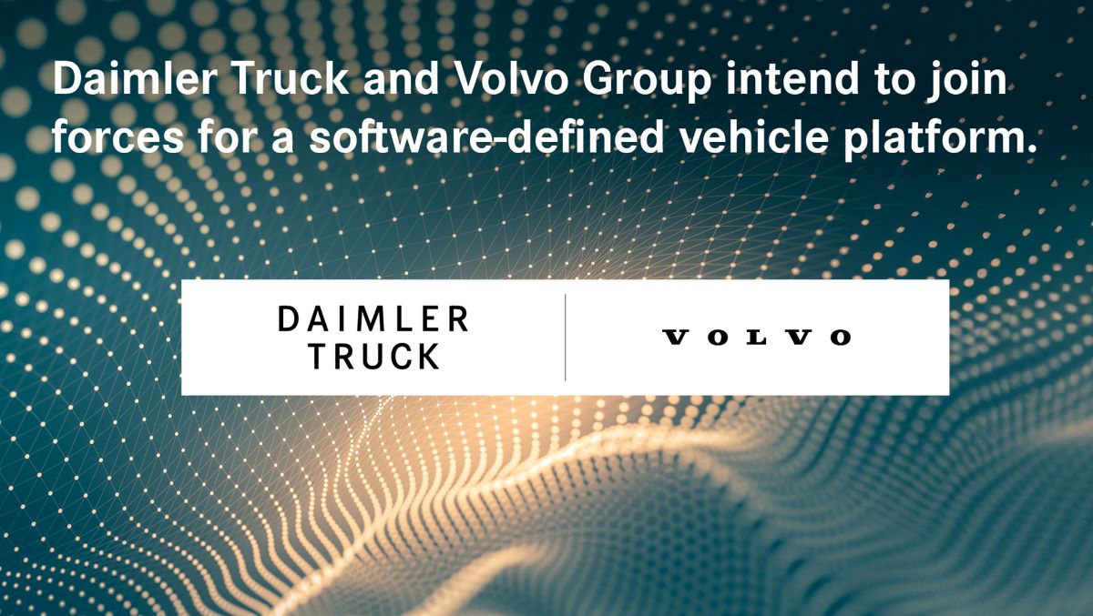 Volvo Group e Daimler Truck formam mais uma joint venture