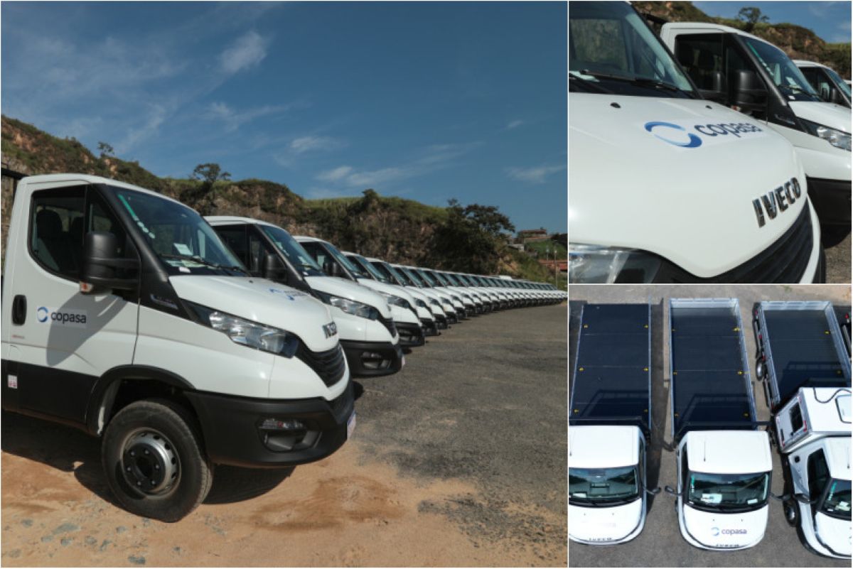 Emtel adquire 114 veículos Iveco para atender demanda da Copasa-MG