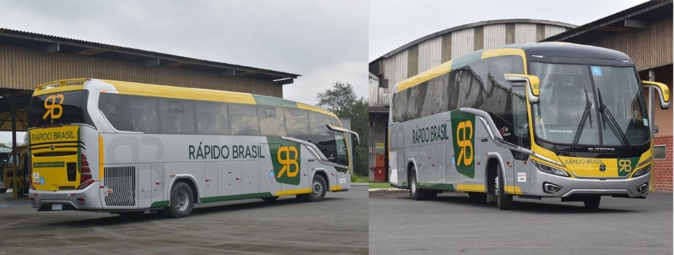 Viação Rápido Brasil investe em novos ônibus rodoviários da Busscar