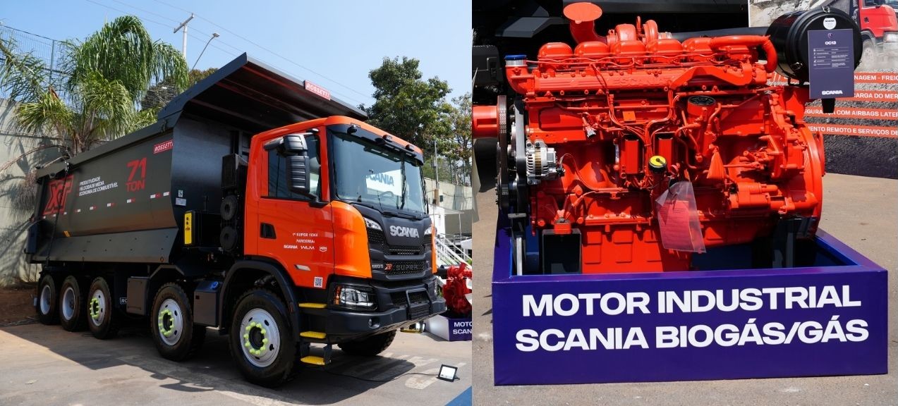 Lançamento: Novo Scania 560 G 10×4 XT a gás com 71 toneladas de capacidade